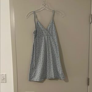 Brandy Melville Blue Slip Mini Dress Spaghetti Strap